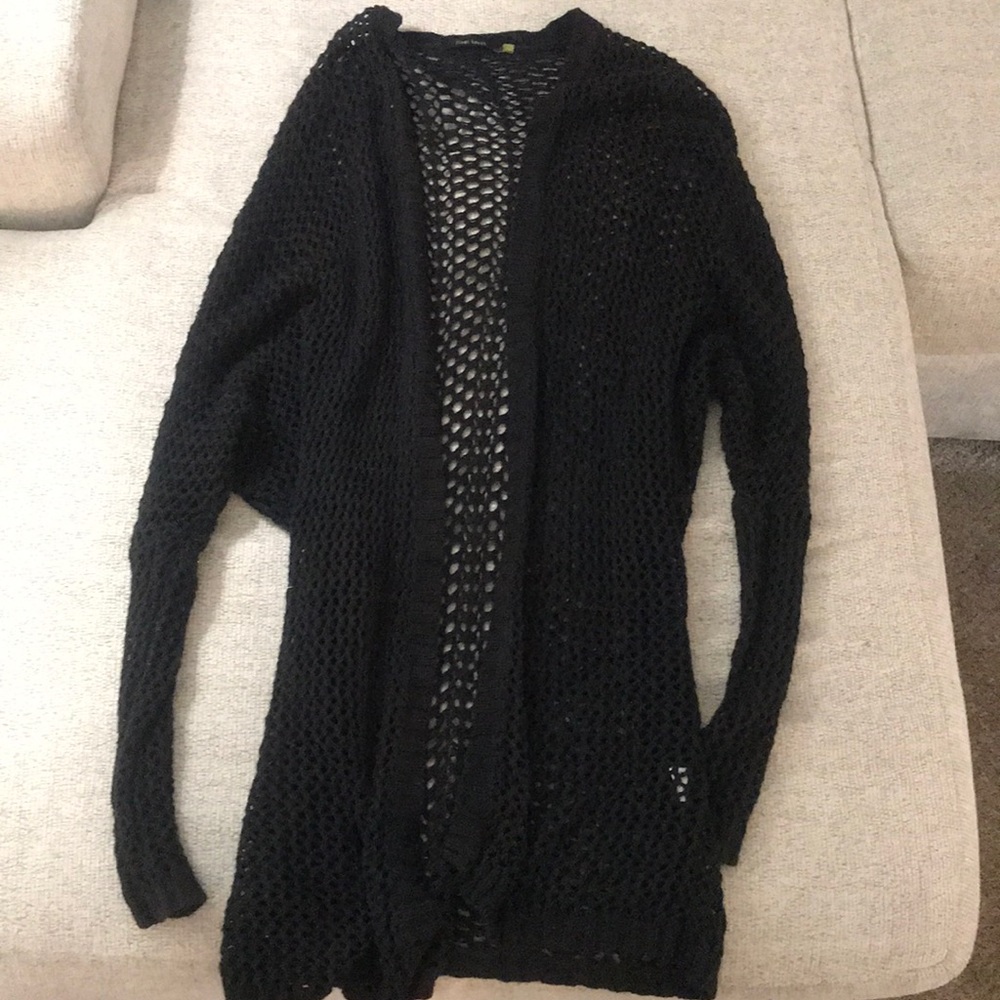 Black cardigan